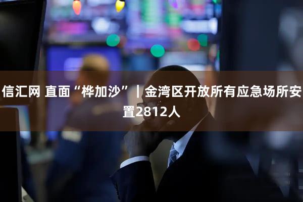 信汇网 直面“桦加沙”｜金湾区开放所有应急场所安置2812人