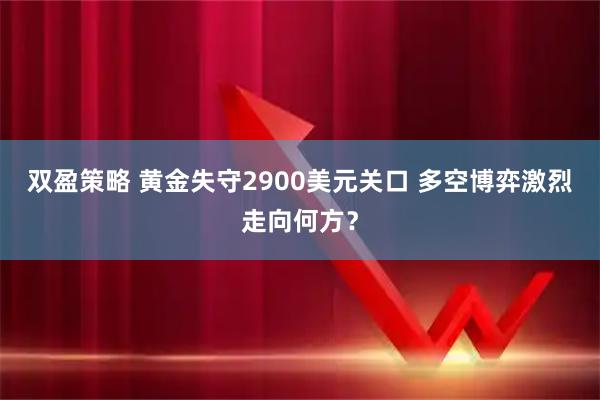 双盈策略 黄金失守2900美元关口 多空博弈激烈走向何方？