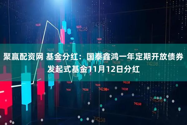 聚赢配资网 基金分红:国泰鑫鸿一年定期开放债券发起式基金11月12日分红